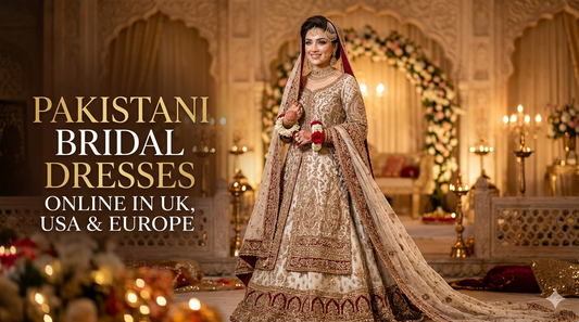 Buy Pakistani Bridal & Designer Dresses Online in UK, USA & Europe | Luxury Looks Without High Prices