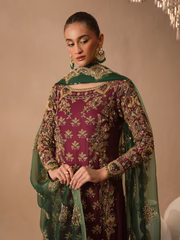 Burgundy Dusk - Abeera Usman