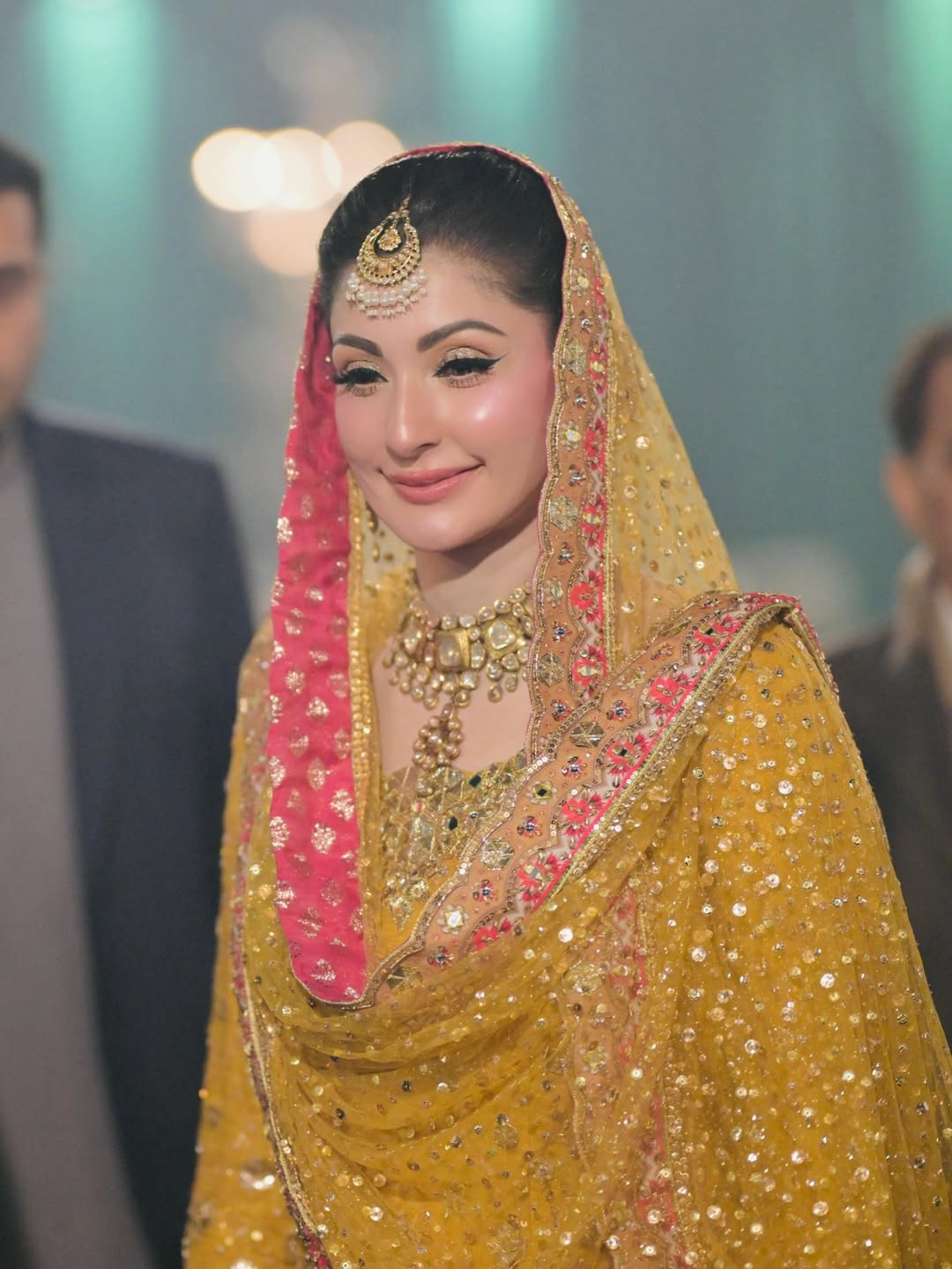 Luxury Mustard Mehndi Bridal Lehenga