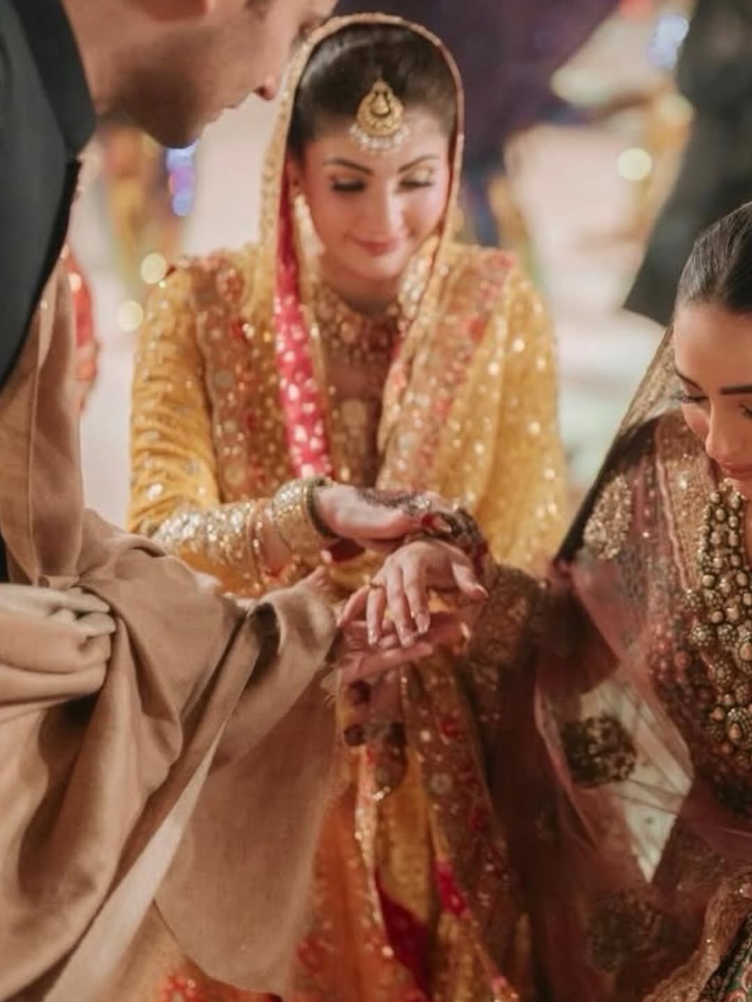 Luxury Mustard Mehndi Bridal Lehenga