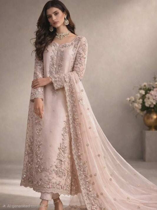 Blush Royale Ensemble | IRAM WAQAS