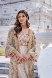 close up front view of shano dress showing detailed embroidery work
